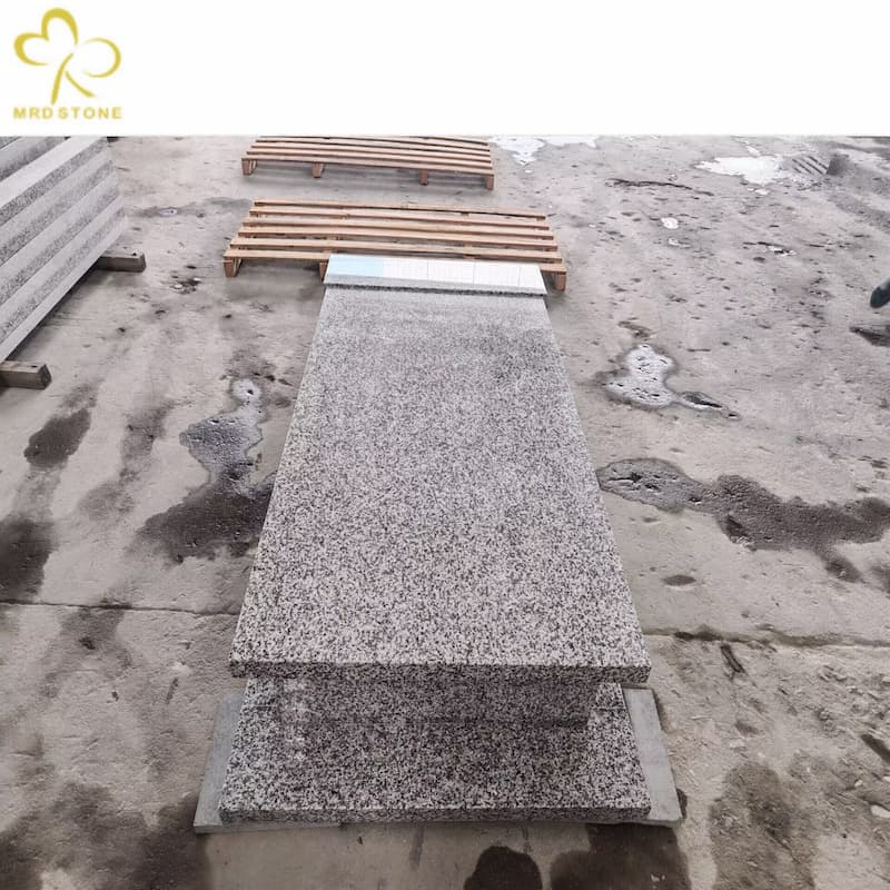 Colonial Ivory Granite Tombstone