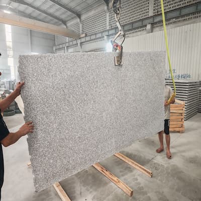 G664 granite flamed slab